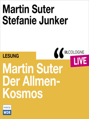 cover image of Martin Suter--Der Allmen-Kosmos--lit.COLOGNE live